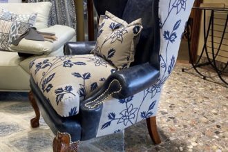 Pillows Re-Upholstered Chair