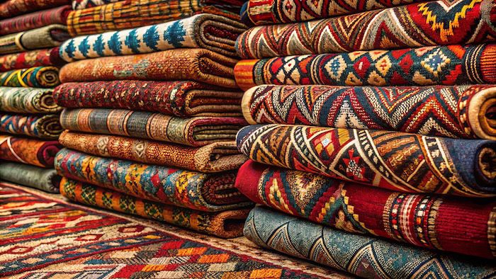 Wide selection of rugs