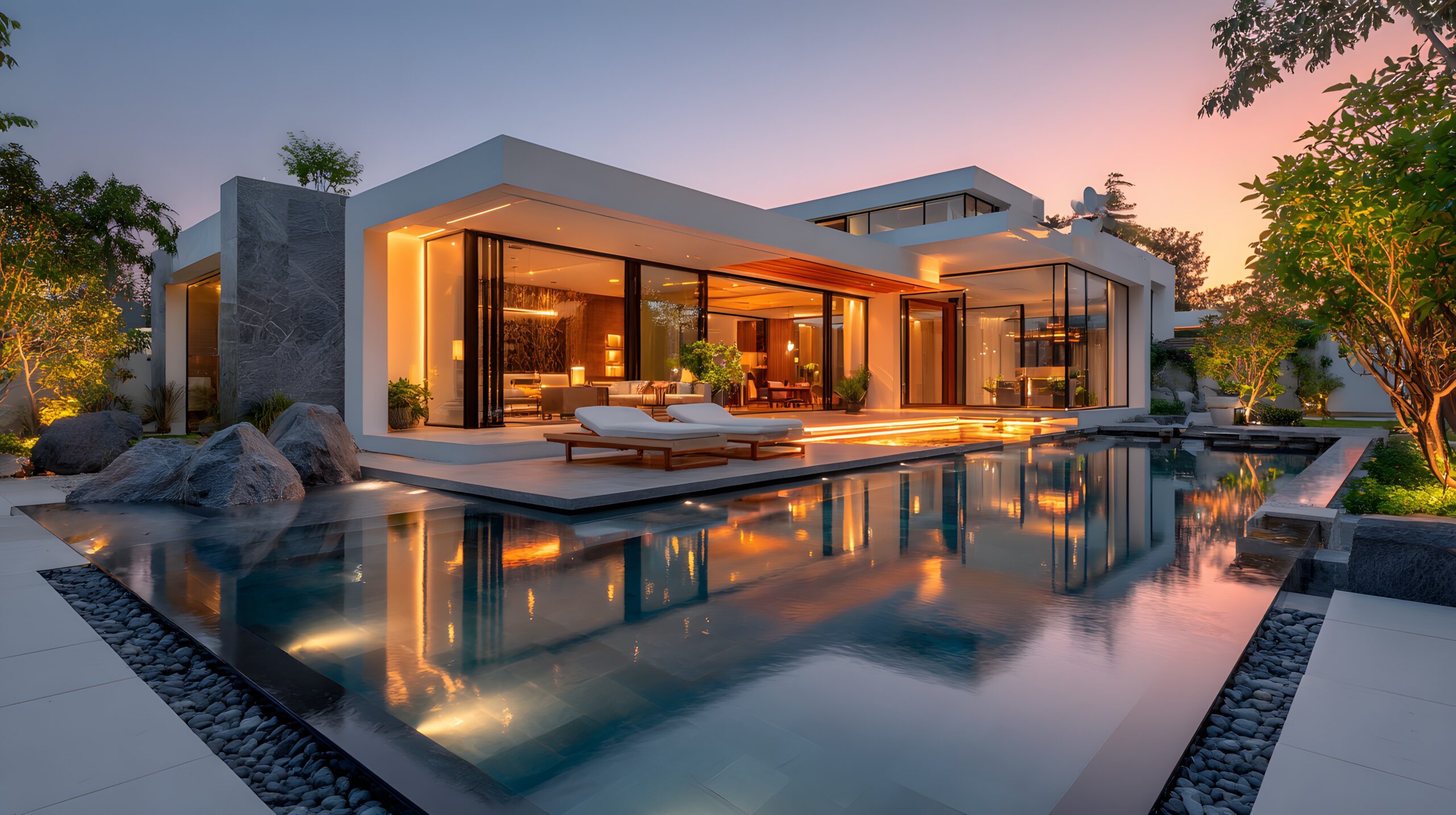 Floor-to-ceiling custom drapery on estate-scale windows in a Rancho Santa Fe home